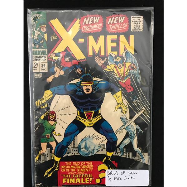 THE X-MEN #39 DEBUT OF NEW X-MEN SUITS - MARVEL COMICS