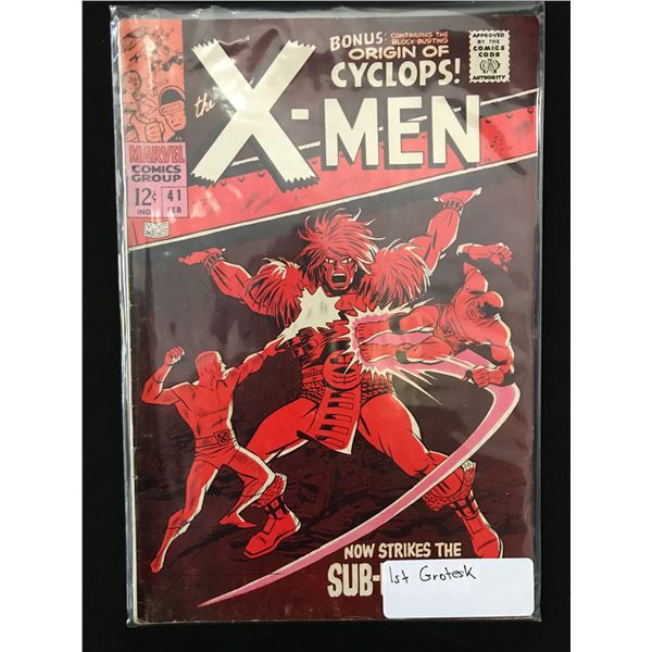 THE X-MEN #41 1ST GROTESK - MARVEL COMICS