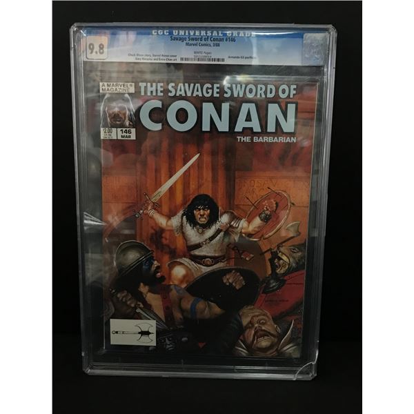 THE SAVAGE SWORD OF CONAN #146 BY MARVEL COMICS - CGC GRADE 9.8