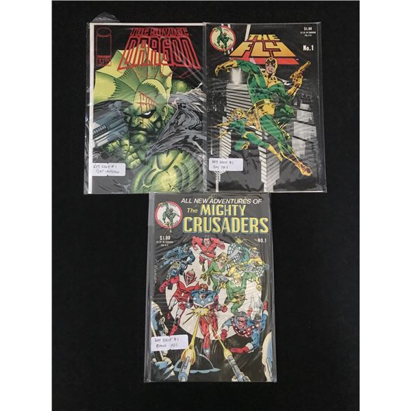 LOT OF 3 #1 MIXED TITLE COMICS - VARIOUS PUBLICATIONS