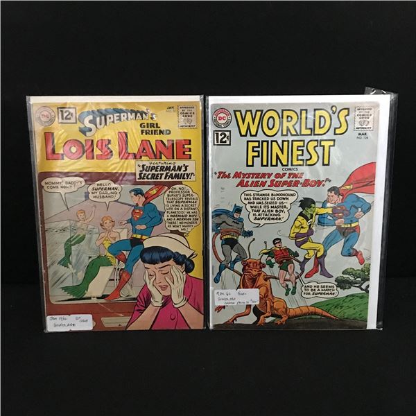 LOT OF 2 COMICS FEATURING SUPERMAN (1962) - DC COMICS