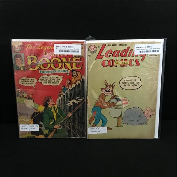 LOT OF 2 DC COMICS (1950'S)