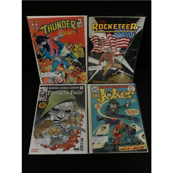 LOT OF 4 MIXED TITLE COMICS - INCLUDING THUNDER AGENTS #1