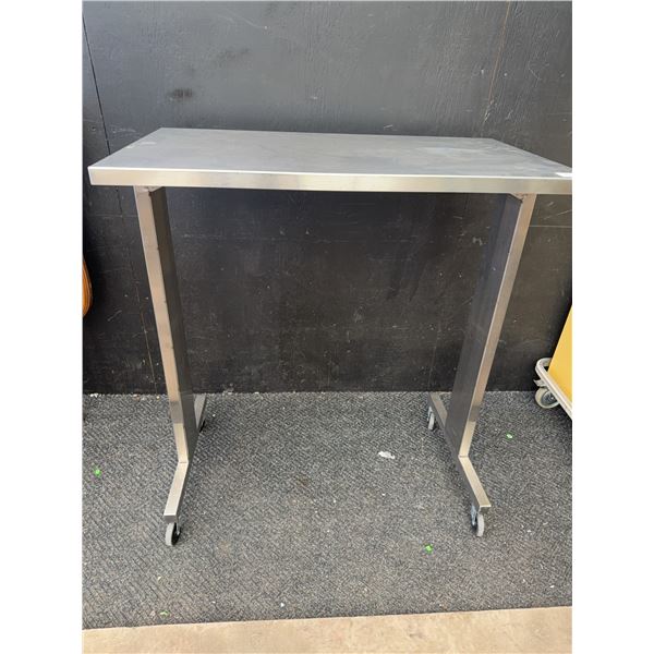Stainless Steel Utility Table on Casters