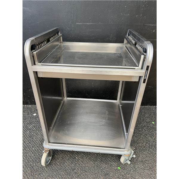 Hatch Stainless Steel Mobile Tray Cart With Spring-Loaded Racks