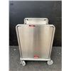 Image 8 : Hatch Stainless Steel Mobile Tray Cart With Spring-Loaded Racks
