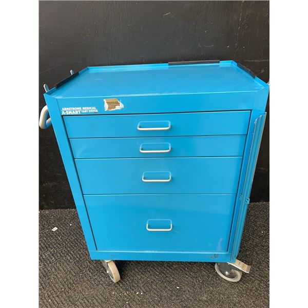 Armstrong Medical A-Smart Cart System with Four Drawers
