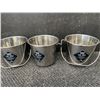 Image 3 : 3 Premium Stainless Steel Pails 7.8L