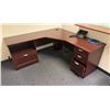 Image 1 : L-Shaped Wooden Desk w/ 4 Drawers 71" x 71" x 23" x 30"H (contents not included)
