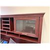 Image 8 : L-Shaped Wooden Desk w/ 4 Drawers & Hutch 71" x 71" x 23" x 70"H & Rolling Chair (contents not inclu