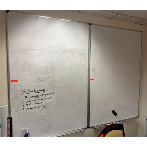 Qty 2 White Boards 72" x 48" (each)