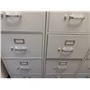 Image 4 : Qty 2 HON 4-Drawer Filing Cabinets 18" x 28" x 52"H (each)