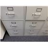 Image 5 : Qty 2 HON 4-Drawer Filing Cabinets 18" x 28" x 52"H (each)