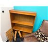 Image 10 : U-Shaped Wooden Desk w/ Book Shelf & Rolling Chair, Misc Sizes (contents not included)