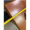 Image 6 : U-Shaped Wooden Desk w/ Book Shelf & Rolling Chair, Misc Sizes (contents not included)