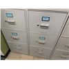 Image 4 : Qty 2 HON 4-Drawer Filing Cabinets 18" x 28" x 52"H (each)