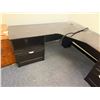 Image 3 : L-Shaped Wooden Desk w/ 4 Drawers 71" x 71" x 23" x 30"H & Filing Cabinet & White Board (contents no