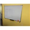 Image 6 : L-Shaped Wooden Desk w/ 4 Drawers 71" x 71" x 23" x 30"H & Filing Cabinet & White Board (contents no