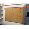 Image 3 : U-Shaped Wooden Desk w/ White Board & Cork Board, Misc Sizes (contents not included)