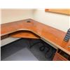 Image 5 : U-Shaped Wooden Desk w/ White Board & Cork Board, Misc Sizes (contents not included)