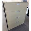 Image 1 : HON 4-Drawer Lateral Filing Cabinet 42" x 19" x 53"H