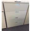 Image 1 : HON 4-Drawer Lateral Filing Cabinet 42" x 19" x 53"H