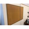 Image 4 : Rectangular Wooden Desk w/ Rolling Chair, White Board & Cork Board, Misc Sizes (contents not include