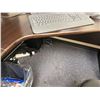 Image 12 : L-Shaped Wooden Desk w/ 4 Drawers 71" x 71" x 23" x 30"H & Filing Cabinet & Rolling Chair (contents 