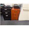 Image 4 : L-Shaped Wooden Desk w/ 4 Drawers 71" x 71" x 23" x 30"H & Filing Cabinet & Rolling Chair (contents 