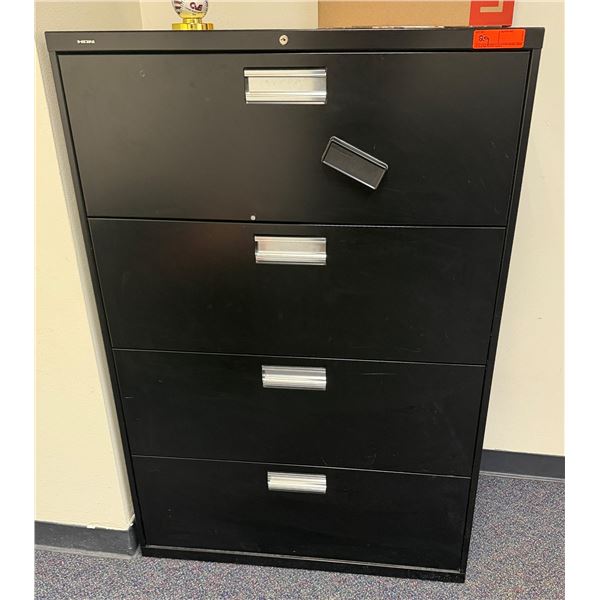 HON 4-Drawer Lateral Filing Cabinet 36" x 19" x 53"H