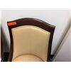 Image 3 : Qty 2 Wood-Framed Upholstered Chairs 22" x 36"H