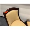 Image 3 : Qty 2 Wood-Framed Upholstered Chairs 22" x 36"H
