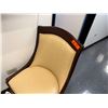 Image 4 : Qty 2 Wood-Framed Upholstered Chairs 22" x 36"H