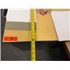 Image 6 : Qty 2 Rectangular Desks, Table w/ Filing Undercabinets & Rolling Chair, Misc Sizes (contents not inc