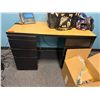 Image 9 : Qty 2 Rectangular Desks, Table w/ Filing Undercabinets & Rolling Chair, Misc Sizes (contents not inc