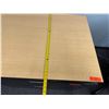 Image 17 : Qty 3 Desks, 2-Drawer Lateral Filing Cabinet & Rolling Chair, Misc Sizes (contents not included)
