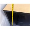 Image 20 : Qty 3 Desks, 2-Drawer Lateral Filing Cabinet & Rolling Chair, Misc Sizes (contents not included)