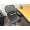 Image 5 : Qty 3 Desks, 2-Drawer Lateral Filing Cabinet & Rolling Chair, Misc Sizes (contents not included)