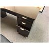 Image 5 : L-Shaped Wooden Desk w/ 4 Drawers 71" x 71" x 23" x 30"H & Book Shelf & Rolling Chair (contents not 
