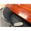 Image 10 : Conference Table w/ 2-Sections 168" x 48" 29"H x & 7 Rolling Chairs