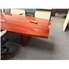 Image 5 : Conference Table w/ 2-Sections 168" x 48" 29"H x & 7 Rolling Chairs