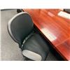 Image 9 : Conference Table w/ 2-Sections 168" x 48" 29"H x & 7 Rolling Chairs