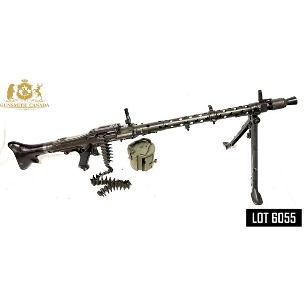 RHEINMETALL MG34 WWII GERMAN MACHINE GUN – 8MM MAUSER –DEACTIVATED – RCMP