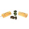 Image 2 : MG34 8MM MAUSER AMMUNITION LOT – 650 ROUNDS – 50-RD BELT – DRUM CARRIER [