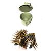 Image 3 : MG34 8MM MAUSER AMMUNITION LOT – 650 ROUNDS – 50-RD BELT – DRUM CARRIER [