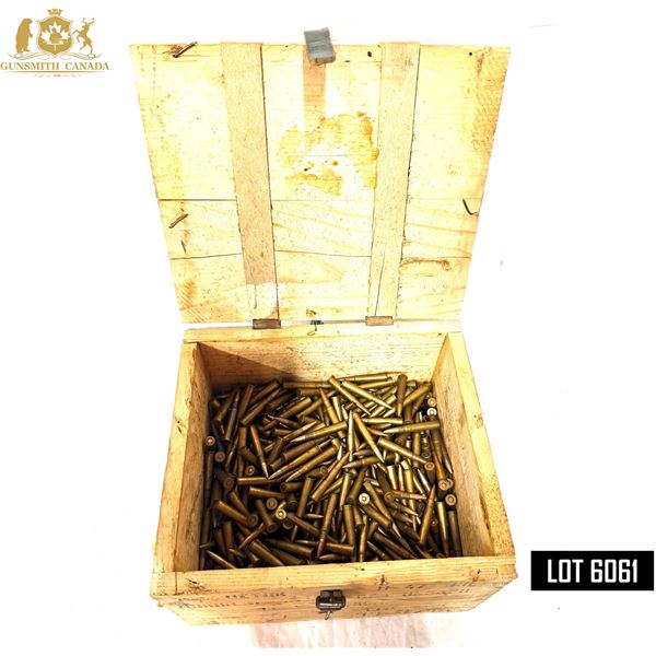 .303 BRITISH AMMUNITION – WOODEN MILITARY CRATE – BREN MK2 / LEE-ENFIELD