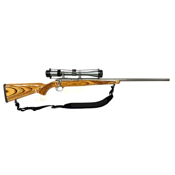RUGER 77/22 .22 WIN MAG BOLT-ACTION RIFLE — 24" BARREL — SIMMONS SCOPE — 