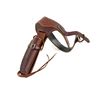 Image 2 : GEORGE LAWRENCE 78B 657 BASKETWEAVE LEATHER WESTERN HOLSTER & CARTRIDGE BELT — VINTAGE
