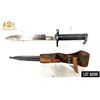Image 1 : SWEDISH M/1896 MAUSER BAYONET — EJ AB ESKILSTUNA — SERIAL #581 — SCABBARD