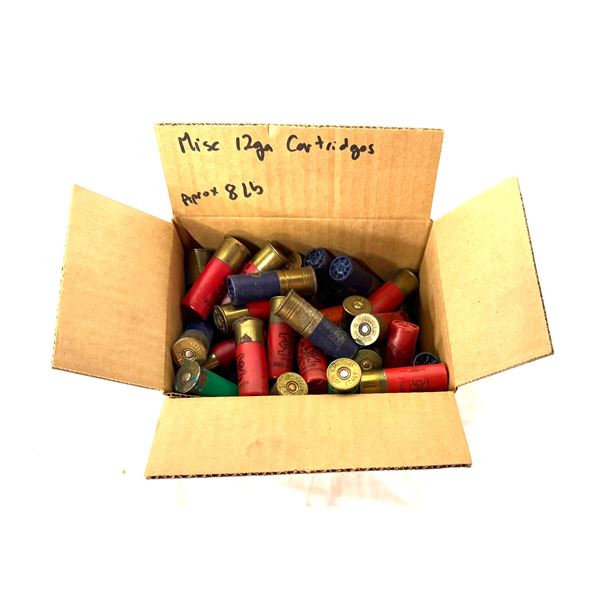 MIXED 12 GAUGE SHOTSHELL AMMUNITION LOT — APPROX. 8 LB — ASSORTED VINTAGE & MODERN